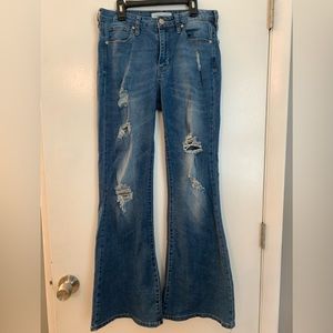 ‘Almost Famous’ high waisted flare jeans